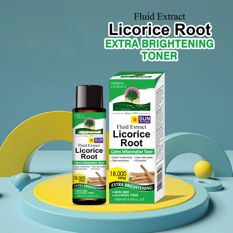 Korean Beauty Cosmetic Fluid Extract Licorice Root Calm Inflammation