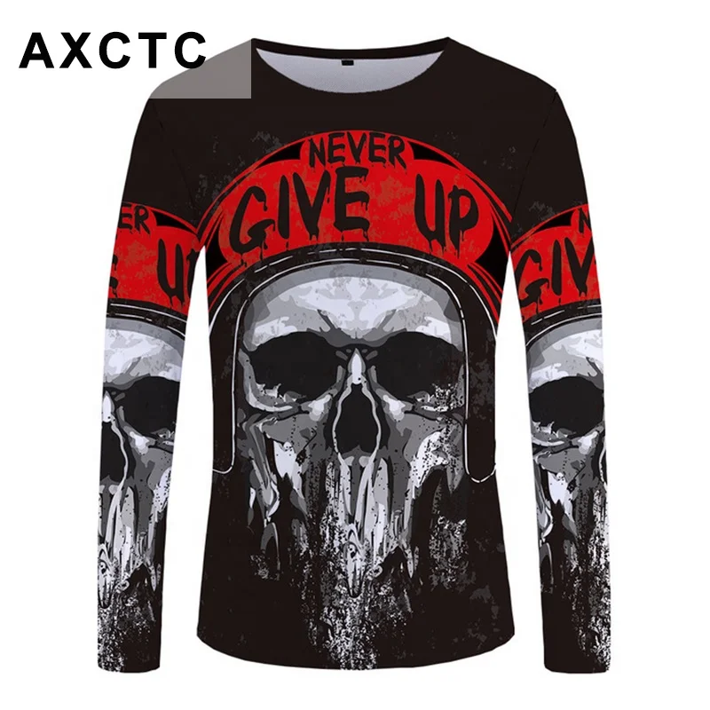 skeleton long sleeve shirt mens