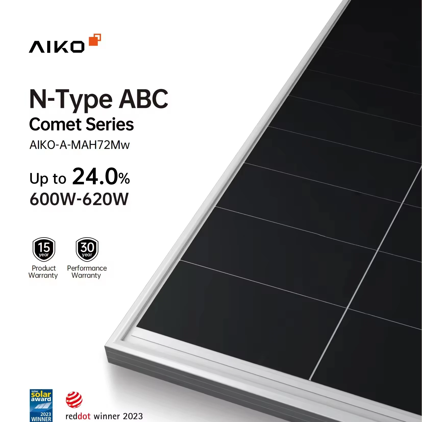 aiko AIKO Solar Panels - High Efficiency 600W to 620W Power