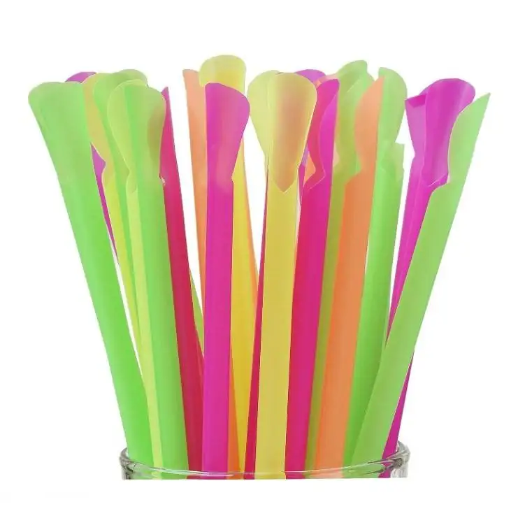 Eco Friendly Disposable Pla Cpla Drinking Food Grade Straws Spoons For ...