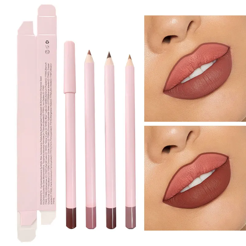 High Quality Matte Lip Liner Waterproof Vegan Lip Liners Custom Long