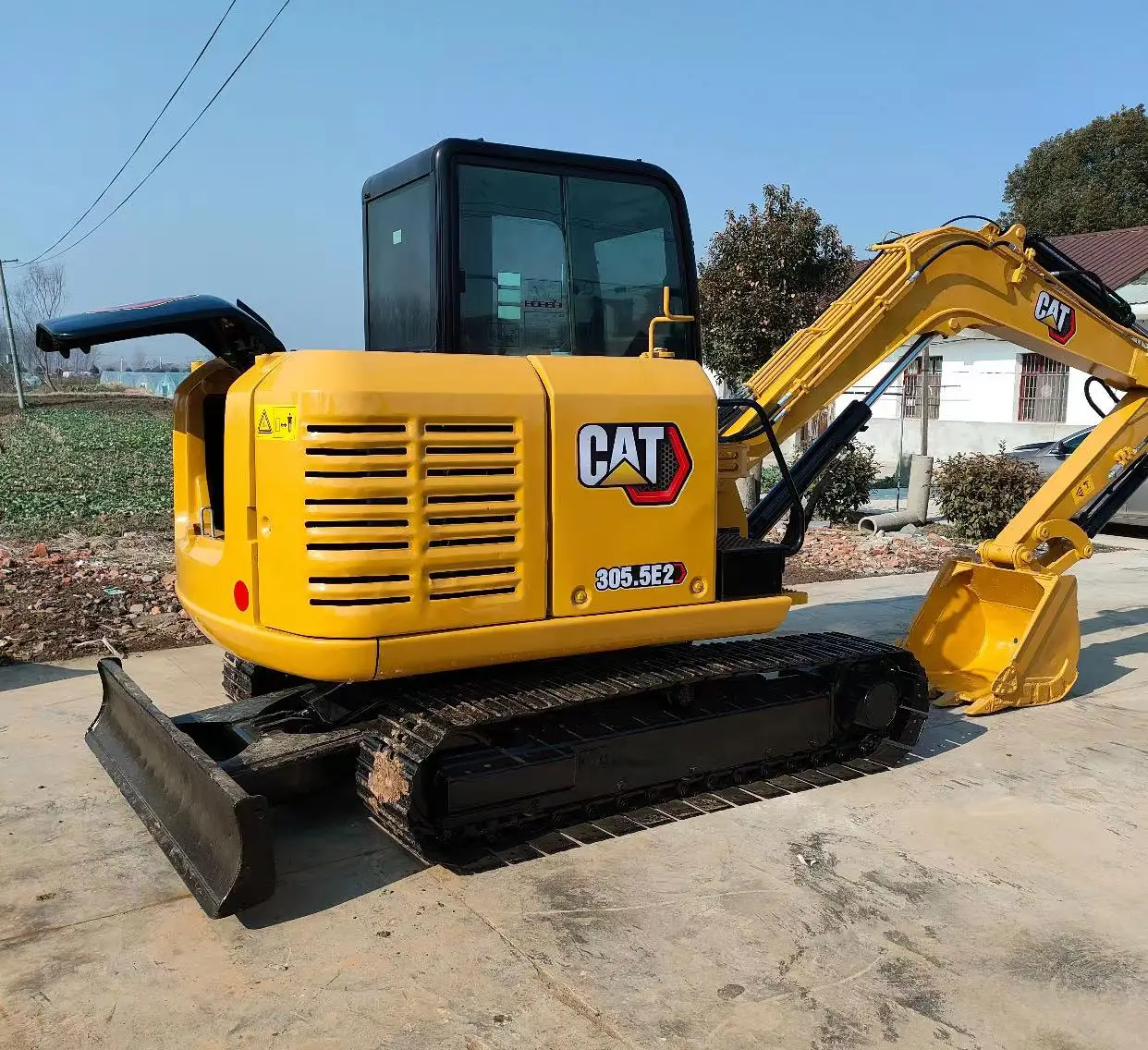 Used Caterpillar 305.5 Mini Excavator Cat 305 Cat305.5e 306 307e2 Digger Small Excavadora For