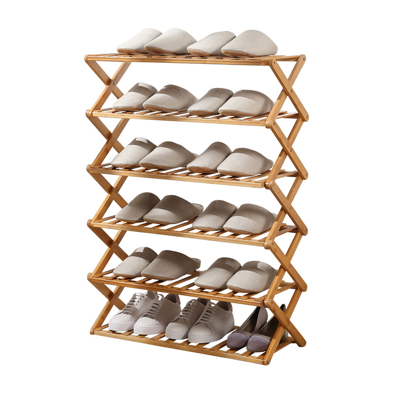 3/4/5 layer length 50/70/100 cm  freeinstallation free foldable shelf multi tier bamboo shoe rack storage for household entryway