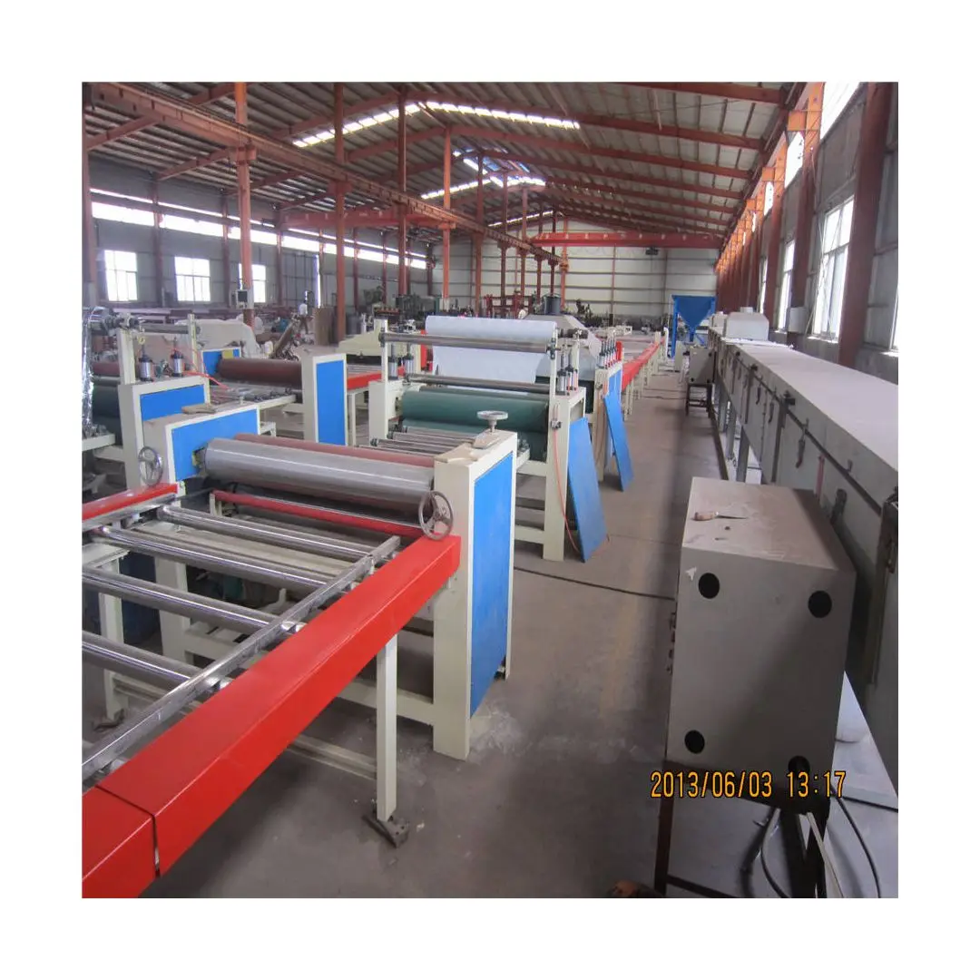 Full Automatic Pvc Lamination Gypsum Ceiling Board Production Line Machine Plant