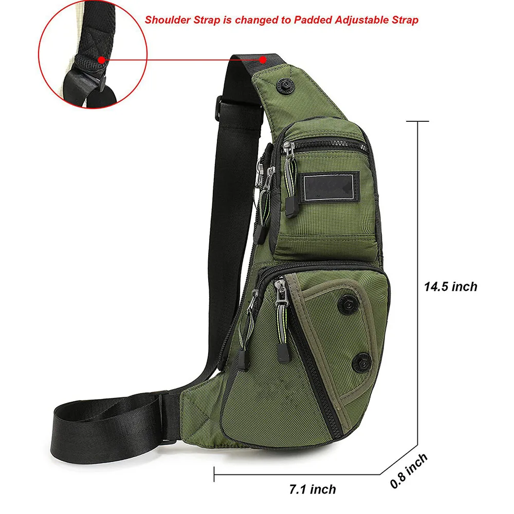 FREE SAMPLE Nicgid Sling Bag Chest Shoulder Backpack Fanny Pack Crossbody Bags for Men