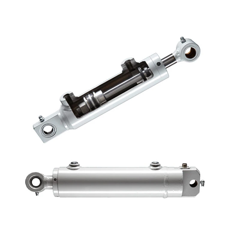 Tower Crane Hydraulic Cylinder Double Action 4 Stage Hydraulic Cylinder