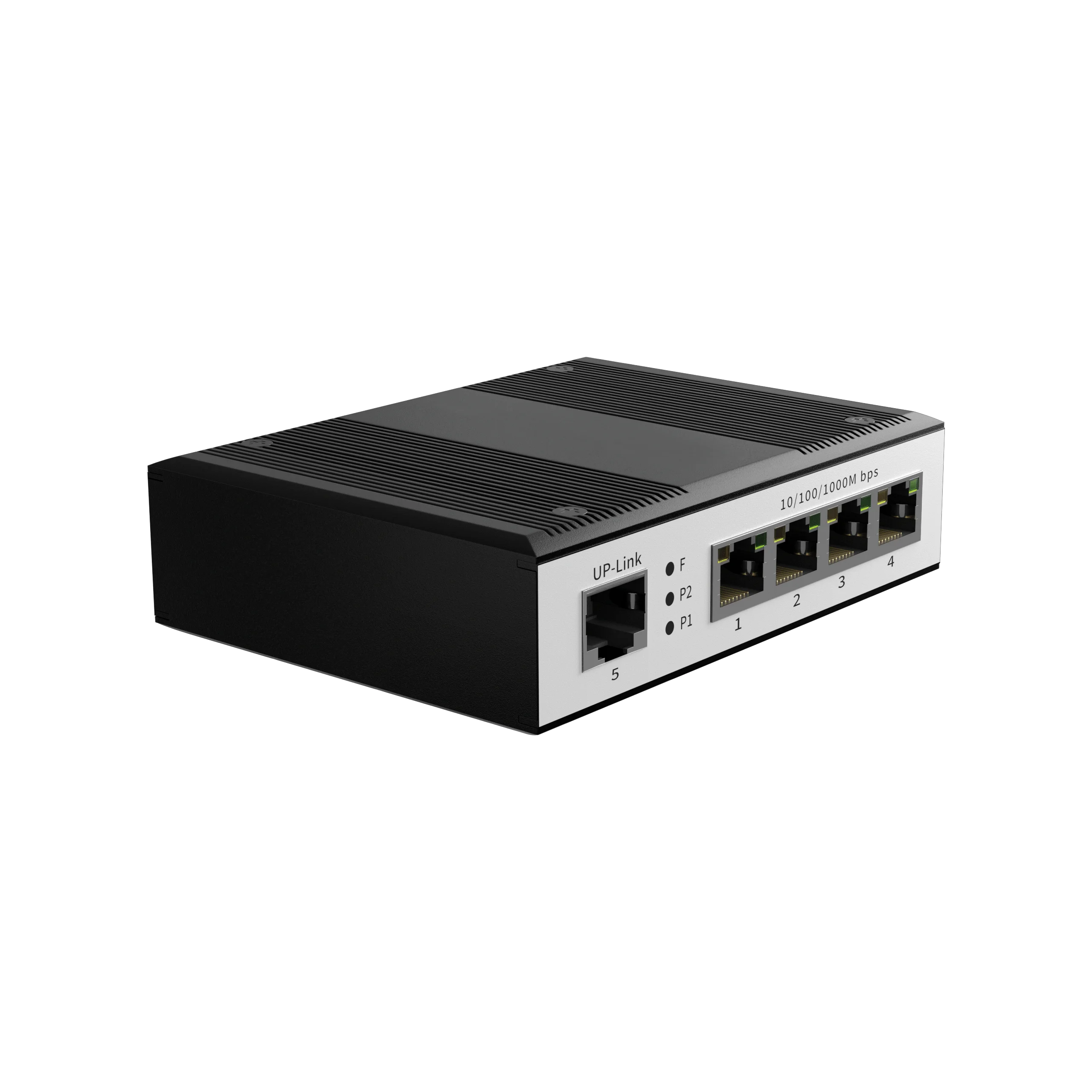 Industrial 5 Port Gigabit Ethernet Switch 10/100/1000mbps Dc12-57v Din ...