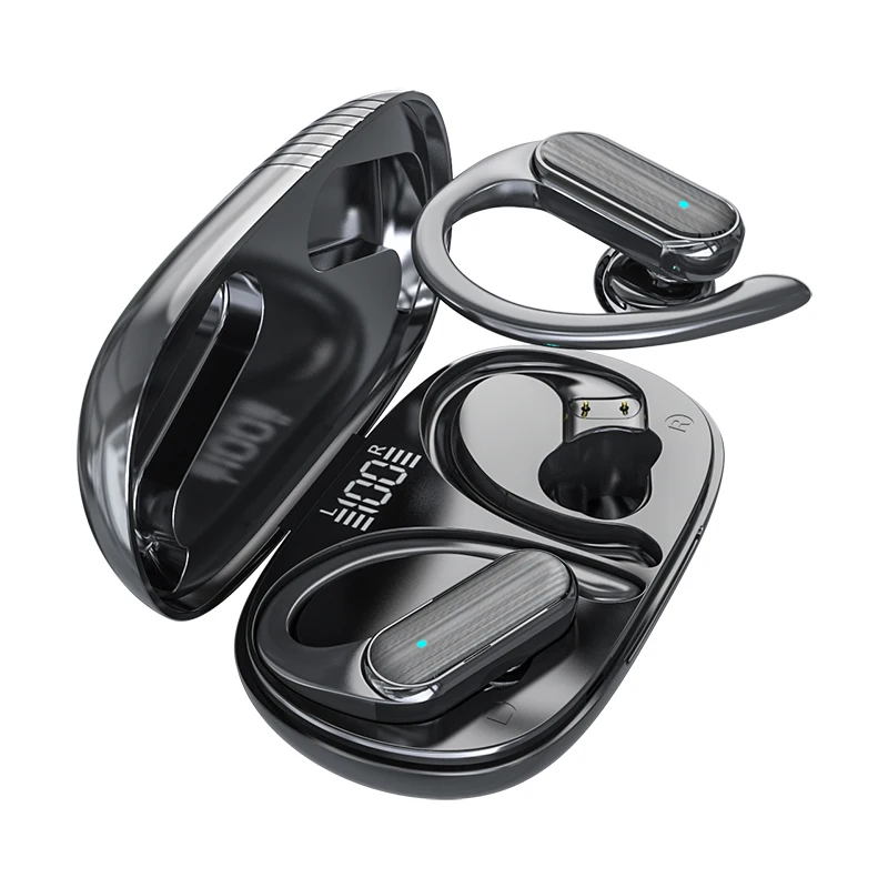A520 TWS Wireless Headsets HIFI Stereo Earbuds Touch Control Digital Battery Waterproofed JL for Sports Running Ear Hook