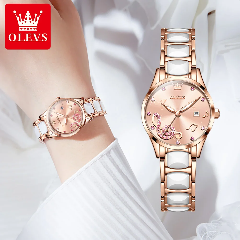 Wholesale 2021 женские часы с логотипом на заказ с браслетом, керамические Брендовые женские часы, женские наручные часы нового дизайна From m.alibaba.com