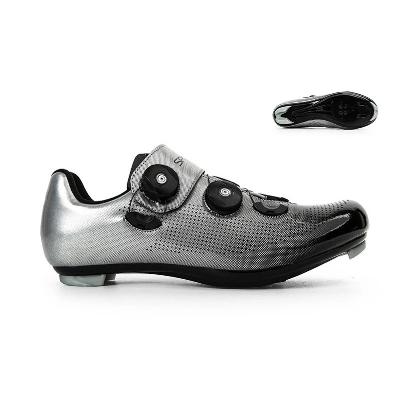 cycle cleats spd brake men racing road bike cycling shoes for