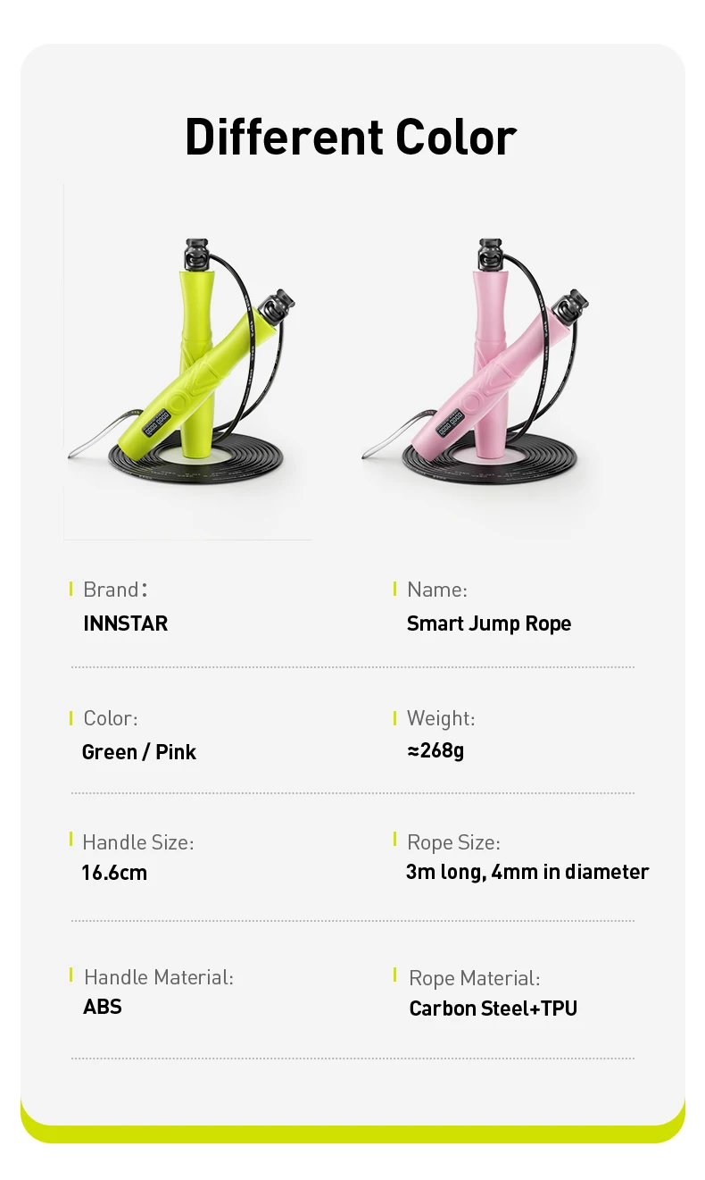 Kids Smart Skipping Rope Skip Jump Rope Digital Counter Free App