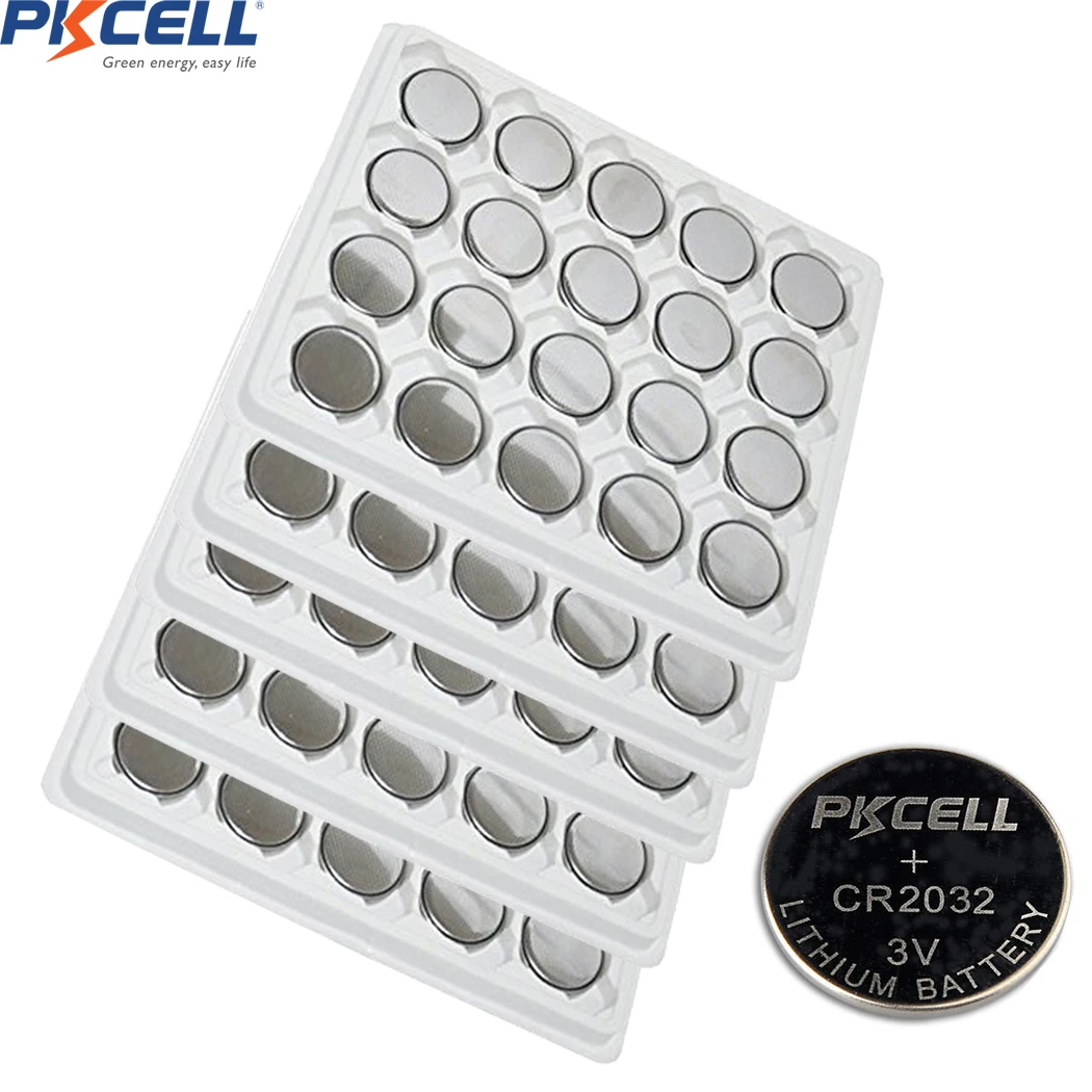 Watch Battery Pkcell Cr2032 Blister Card And Bulk Ce Rohs Msds 20.0*3