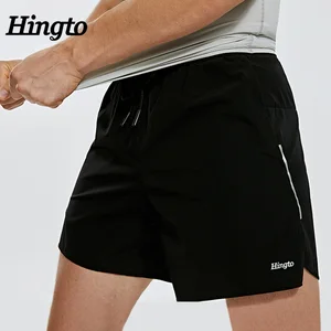 Men's Sporty Gym Shorts Breathable Canvas Fabric Lightweight Workout Running Outdoor Shorts Mid Manufactured Sports Fitness
