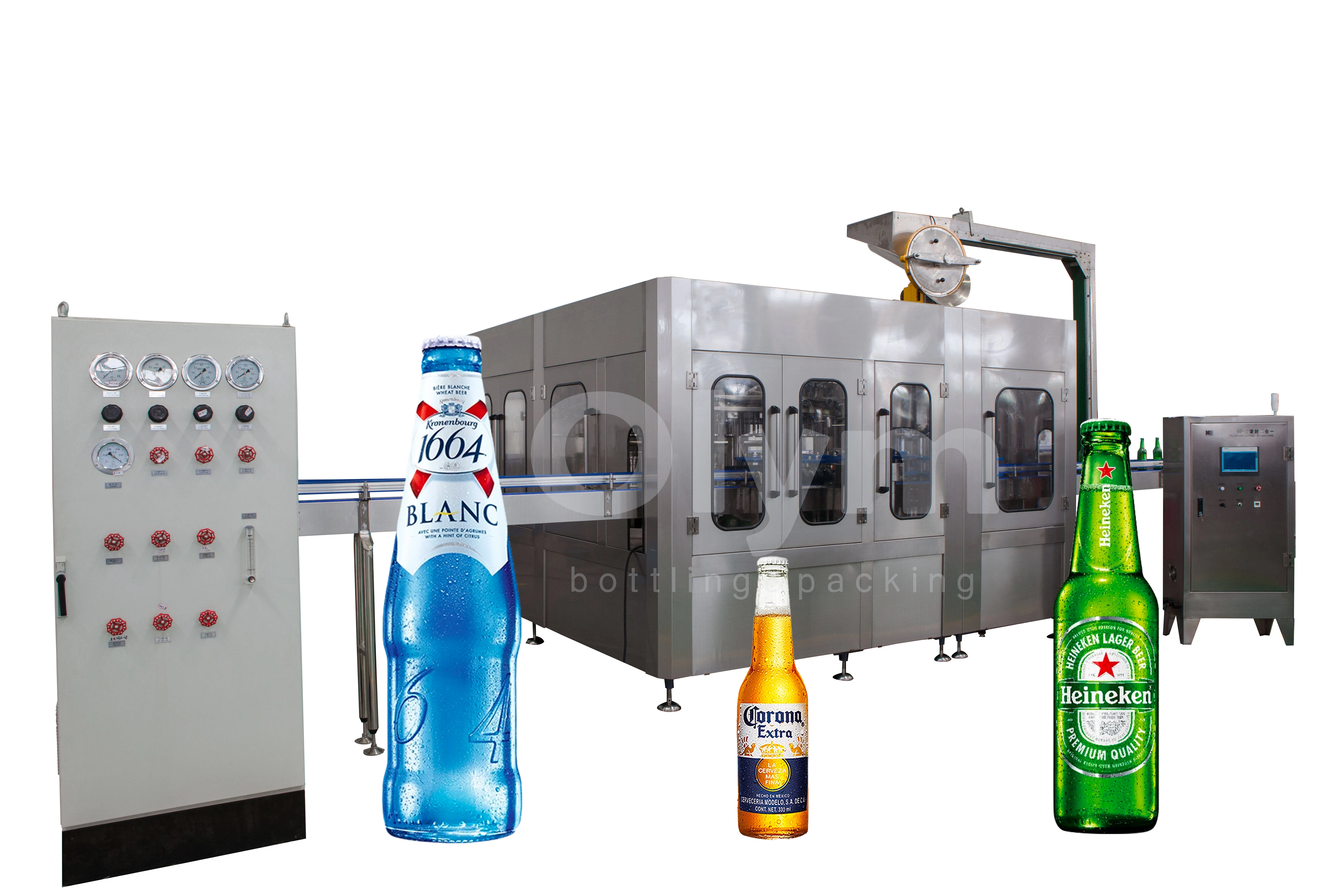 Automatic Beer Filling Wine Bottling Line Small Bottle Beer Filling ...