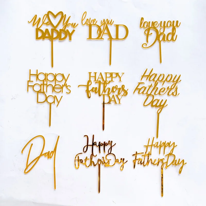 Happy Dada Day Topper Fathers Day Decoration Happy Fathers Day Cake Topper Fathers Day Party 