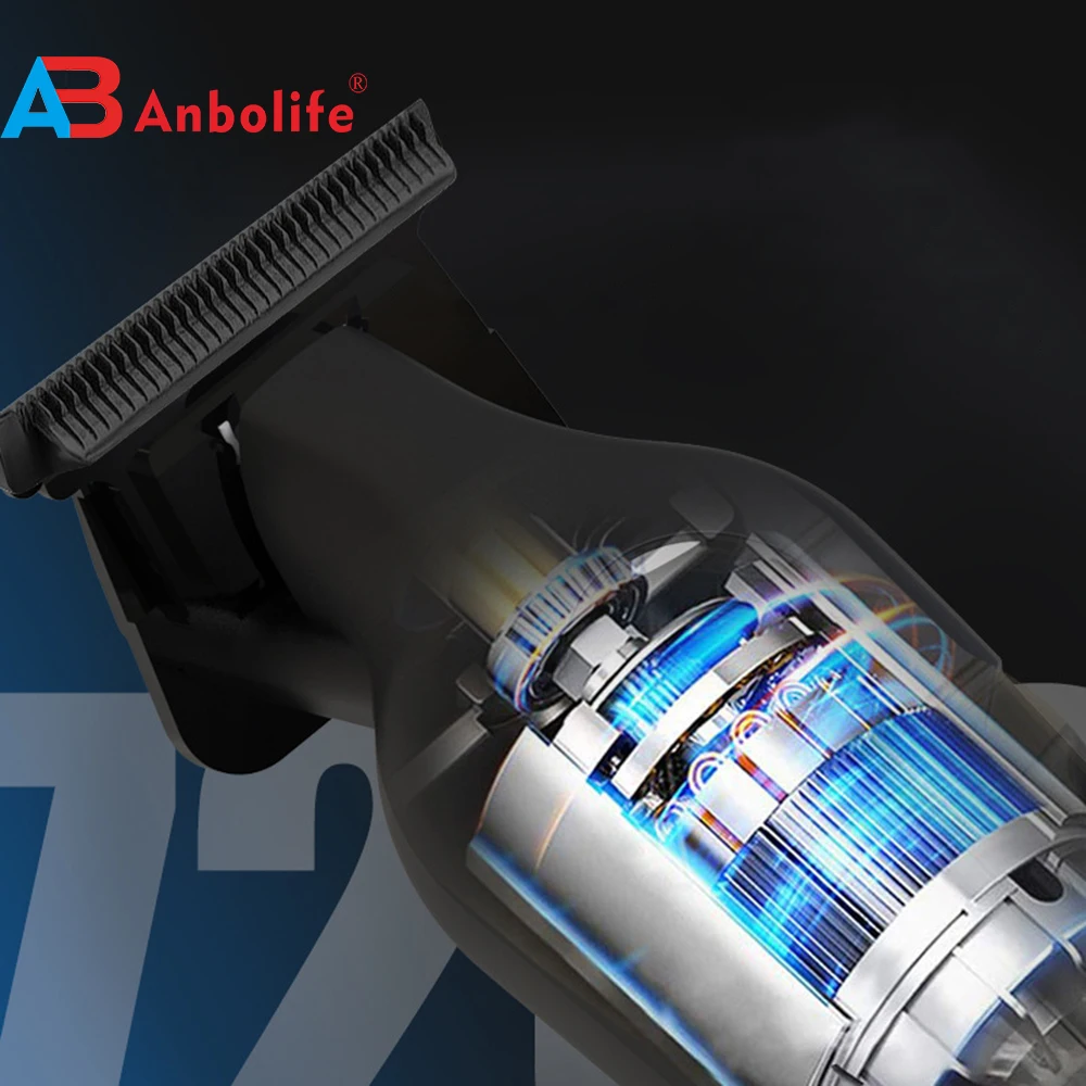 Professional Hair Trimmer with 150min Runtime 1200 mAh Li-Ion Battery and 2h Charging Time for Household Hotel and Commercial Use