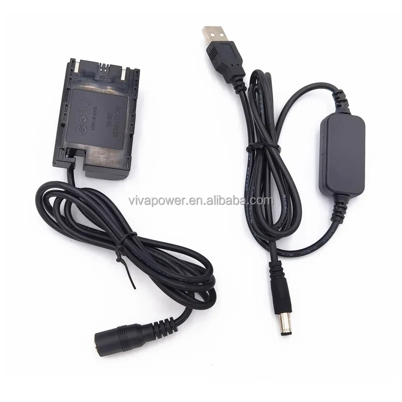 ACK-E6 Netzteil DR-E6 LP-E6 Dummy Akku für Canon EOS R R5 R6 R7 90D 80D 60D 60Da 6D 7D Mark II ACK-E6 Netzteil DR-E6 LP-E6 Dummy Akku für Canon EOS R R5 R6 R7 90D 80D 60D 60Da 6D 7D Mark II