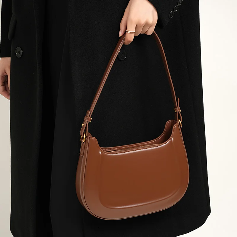 Cow Skin Handbags Ladies Women Hand Messenger Bags for Women Lady Brown Black White Cow Leather Crossbody Shoulder Bags
