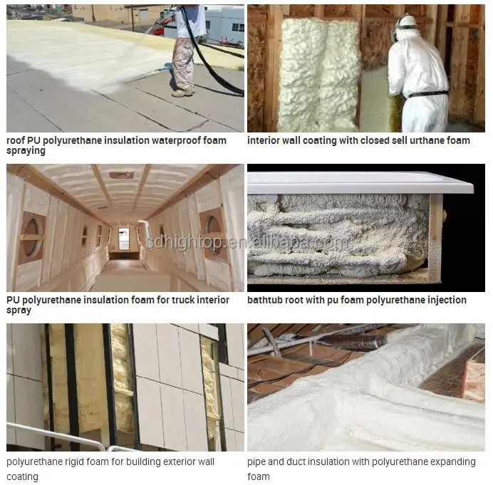 Spray Double Component Polyurethane Foam Insulation PU Foam