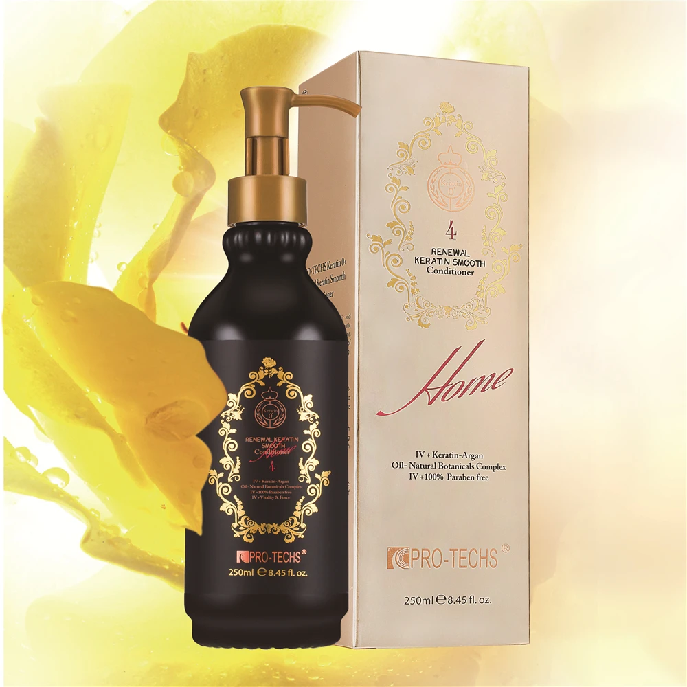 Домашнее использование без парабенов, мягкое длительное Кератиновое лечение, восстанавливающий сглаживающий Кондиционер для волос