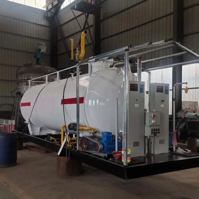 2000 litre propane filling gas storage tanks skid mounted heads for sale 25000 liter truck lpg tank skid station