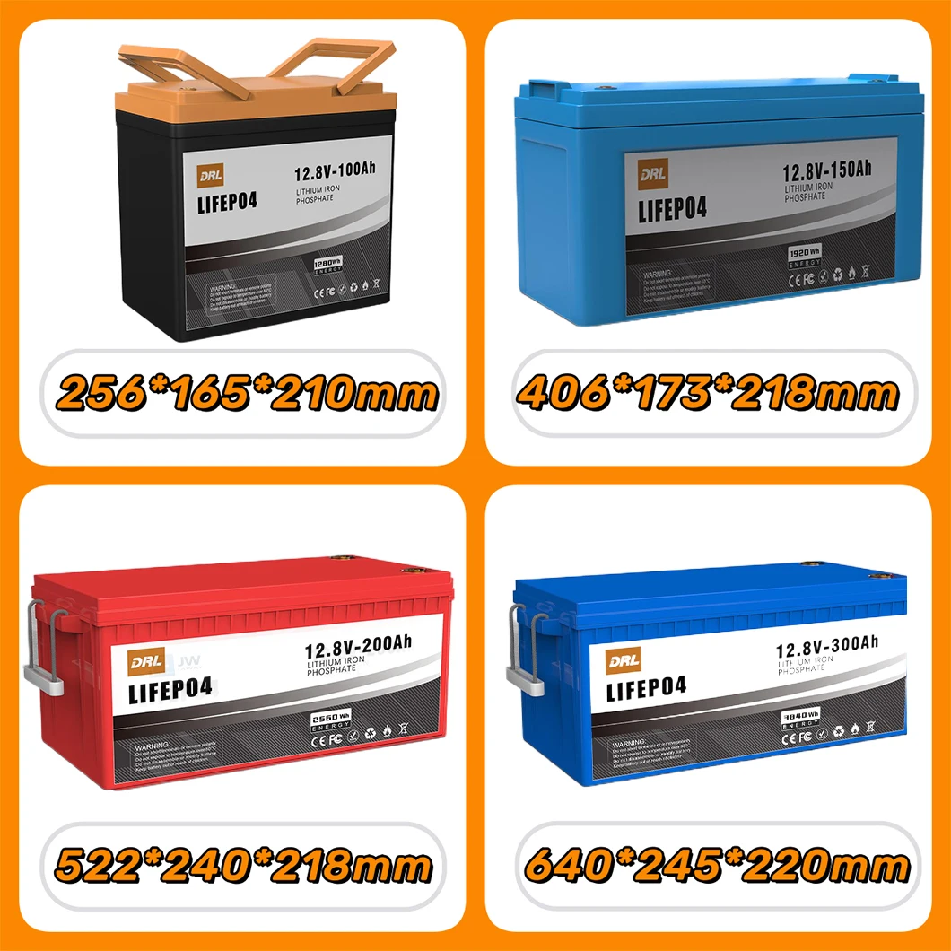 Derun 12v 12.8v 24v 48v 10ah 20ah 50ah 100ah 200ah Lithium Ion Lifepo4 ...