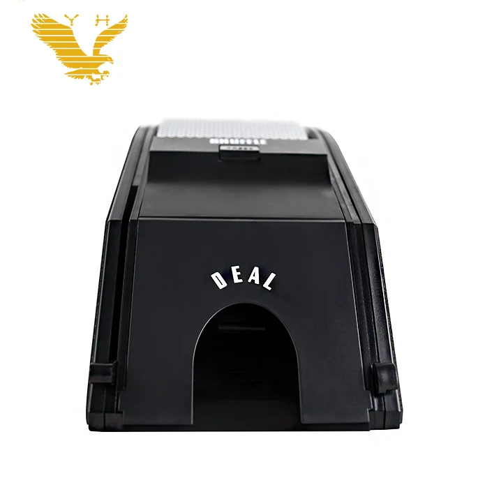 Настольная игра YH казино баккара Кожа 2 в 1 карта Shuffler и дилер