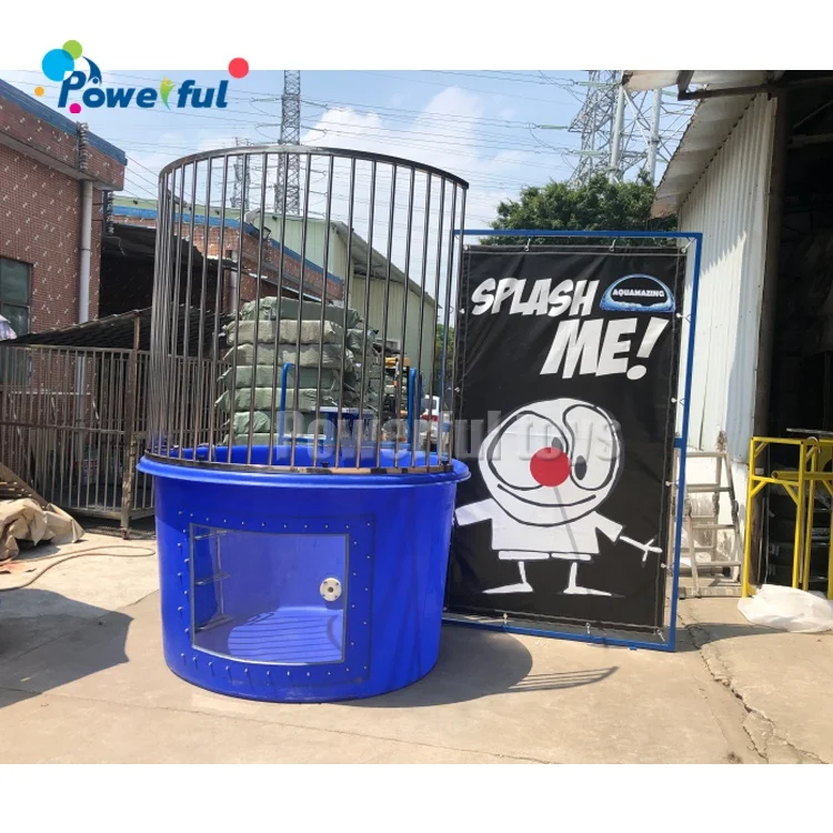 Plastic Water Dunk Tank Trampoline Park Party Game Dunk Tank For Sale