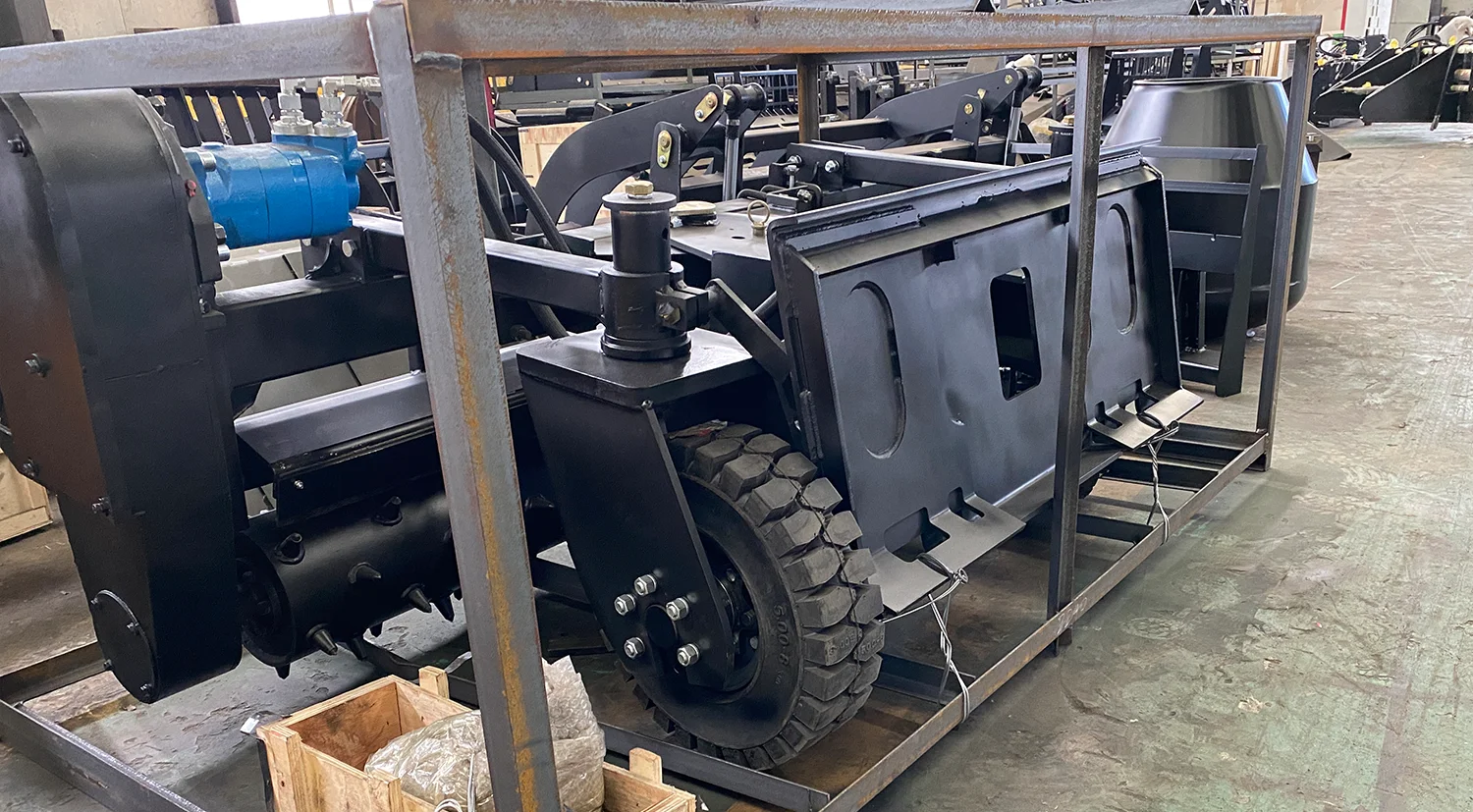 Skidsteer Loader Backhoe Loader Power Rake Fit For Bobcat Cat Johndeere