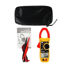VA310-1 Digital Clamp Meter Tester Manual Multimeter for AC Current DC Voltage Voltmeter Resistance Diode Continuity Data Hold
