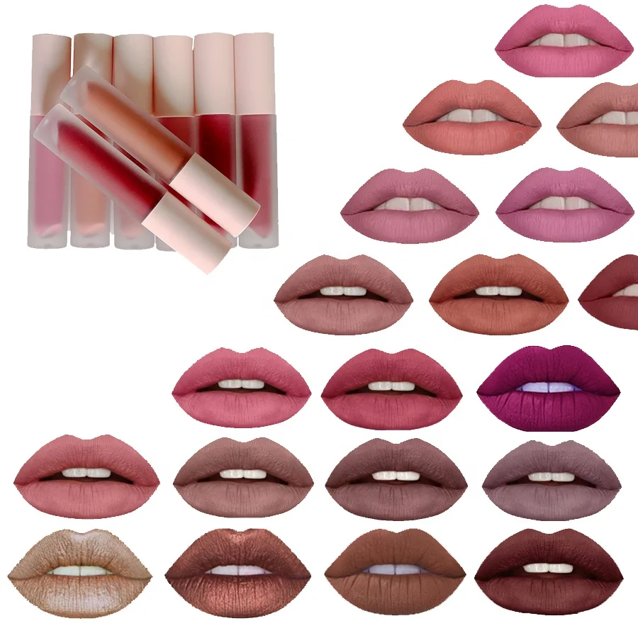 Оптовая продажа, без логотипа, пигментная Помада для губ, макияж, прозрачный бальзам для губ, квадратная трубка, Блестящий Матовый поставщик веганских блесток, блеск для губ под заказ