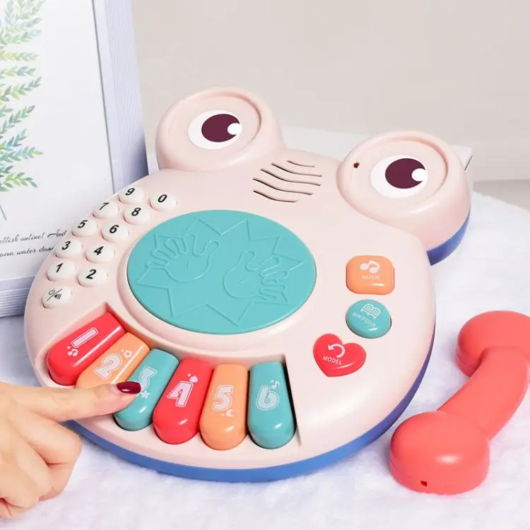 
 Обучающая игрушка-пианино для раннего развития с подсветкой и музыкой  