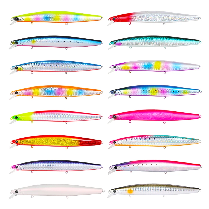 basserino fishing lure PROBEROS Minnow Bass Lures Due to the body shape and silicone blade effect Yo-Zuri 3D Inshore Fingerling |