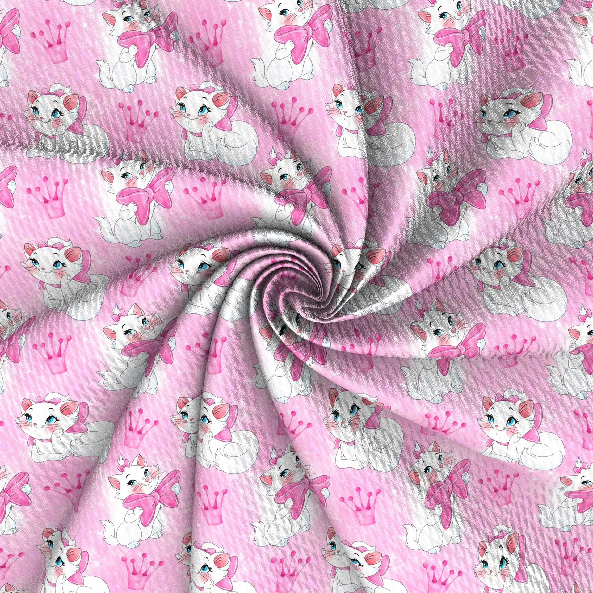 RTS Polyester Spandex Cartoon Character Bullet Fabric by the Yard