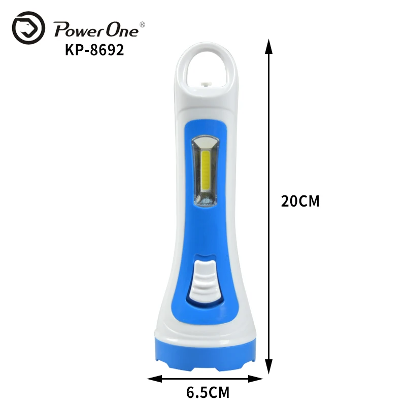 Good Quality ABS Torch LED Light Brightest COB Side Lamp Multi Function Rechargeable Torch Flash Light