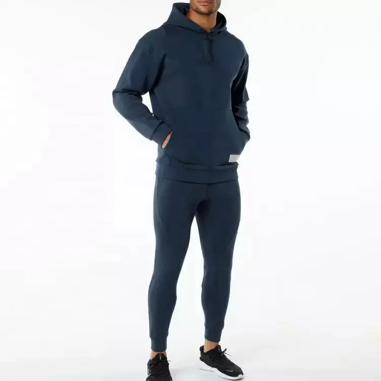 JL1227A Wholesale Plain Tracksuit Men French Terry Sweatsuit Crew Neck Sweatshirt and Shorts Set for Men