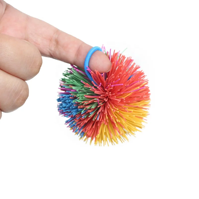 AYNEFY Lot De 5 Balles Rebondissantes En Caoutchouc – 6 Cm – Pour Piscine, Plage, Jardin – Soulage Le Stress – Cadeau Enfant