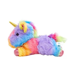 Most Popular Rainbow Unicorn Plush Toys Soft Stuffed Animals with PP Cotton Filling