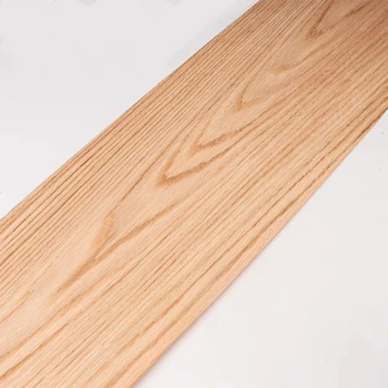 Wholesale of natural red oak veneer with a thickness of 0.45mm, 0.5mm, and 0.1mm veneer wood veneer by manufacturers