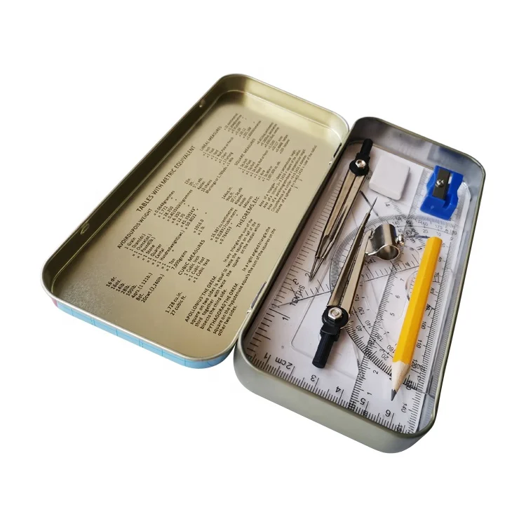 Custom Metal Math Geometry Compass Set
