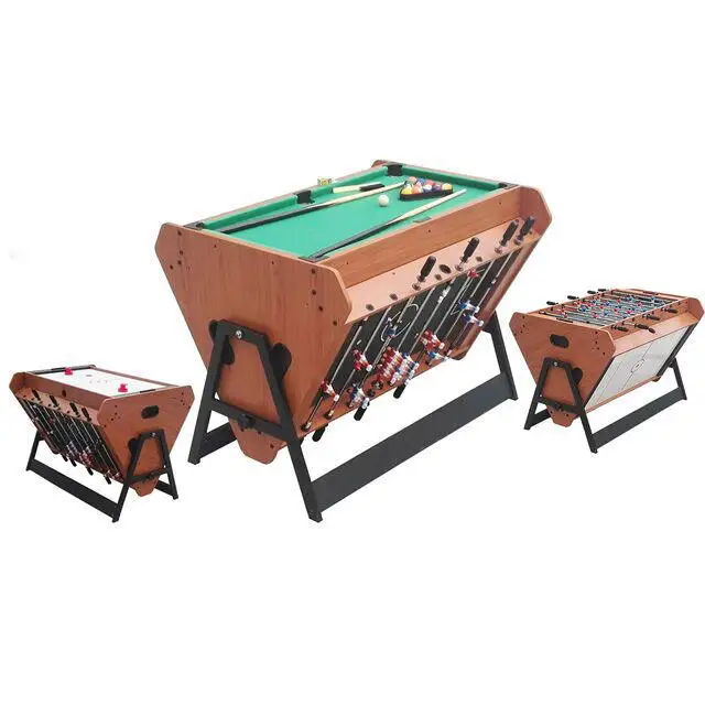 High Quality  4FT 3 in 1 Multi Games Table Multi Games Table With Soccer Table and Air Hockey Game  for Sale