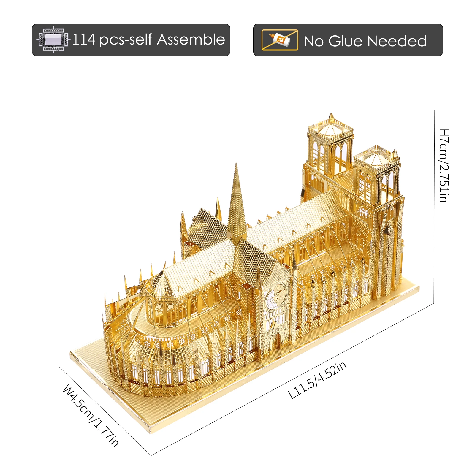 Alibaba.com: piececool HP016-G 3D metal puzzle, Educational DIY