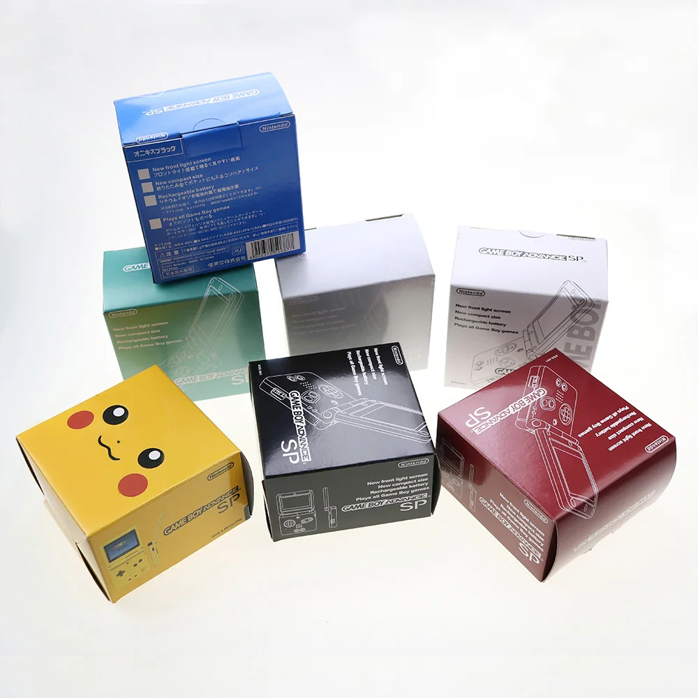 New Packaging Box Packing Carton Box for GBA SP Game Console Replacement for Gameboy Advance
