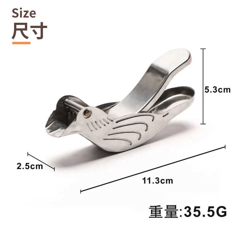 Stainless Steel Manual Lemon Juicer And Lime Squeezer,Silver Bird Shape