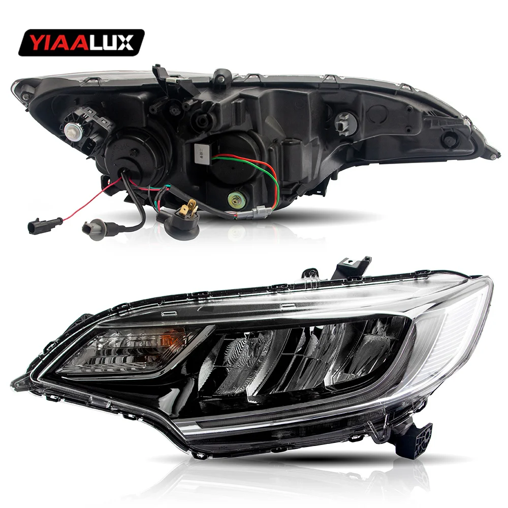 Vland car accessory LED headlight  head light with led high and low beam lights 2014-UP for Honda Jazz/Fit RS