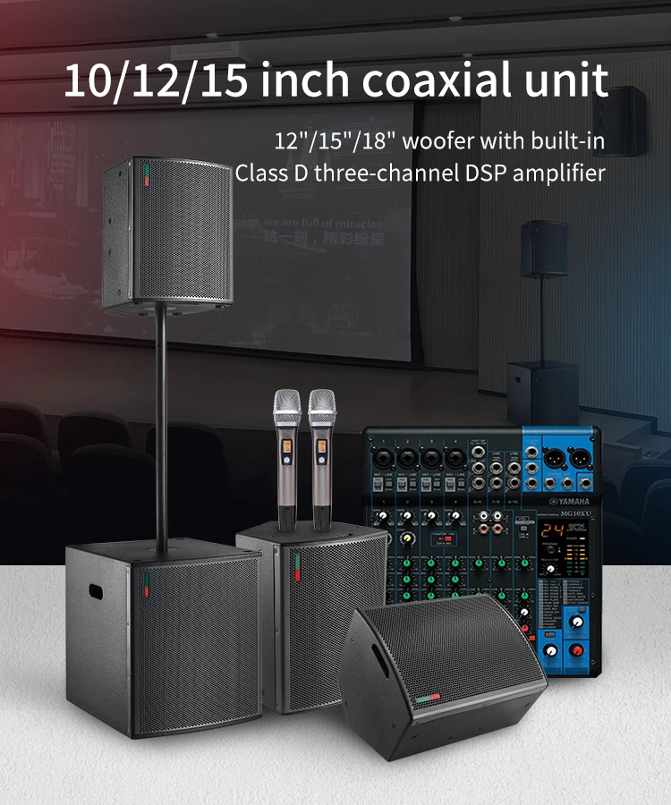 Class D Active Speaker Amplifier Module Turbosound Powered Speakers