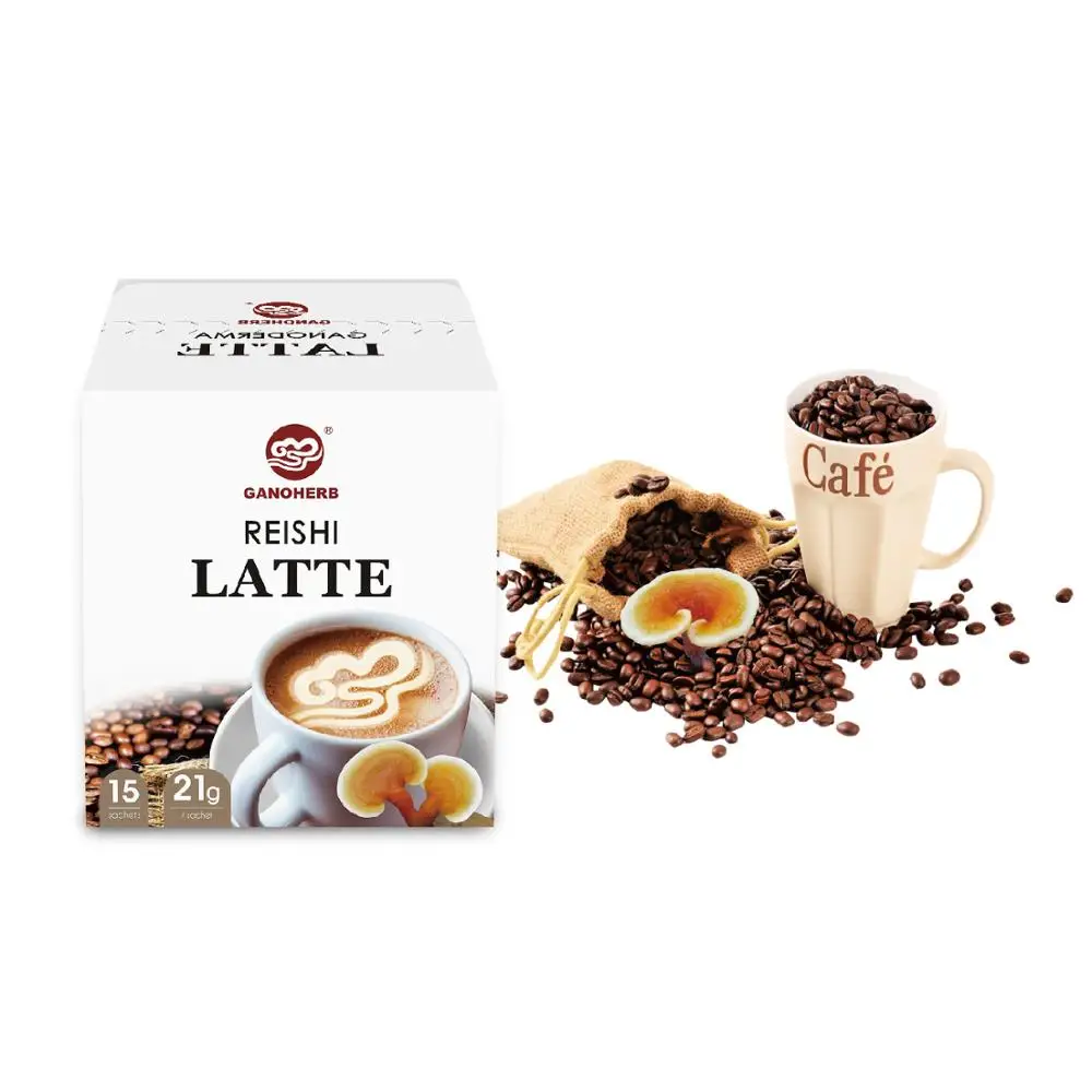 GANOHERB Wholesale Private Label GanoHerb Ganoderma Coffee of 3 in 1 Instant Coffee With Red Reishi Extract