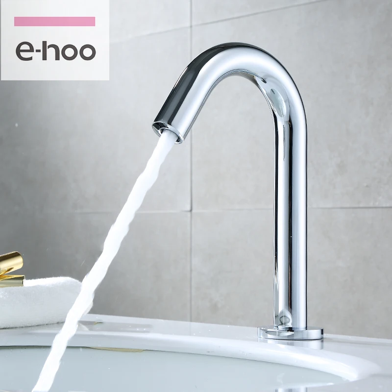 Touch Sensor Water Faucet Remote Control Automatic Sensor Taps  Touchless Bathroom Sink Faucet