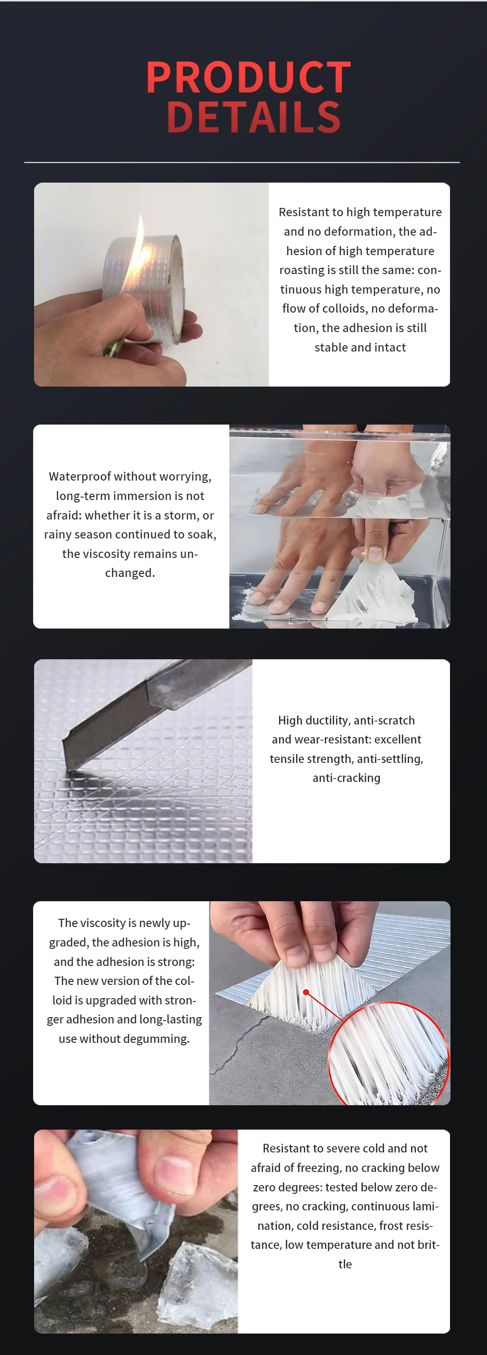 double sided mastic tape