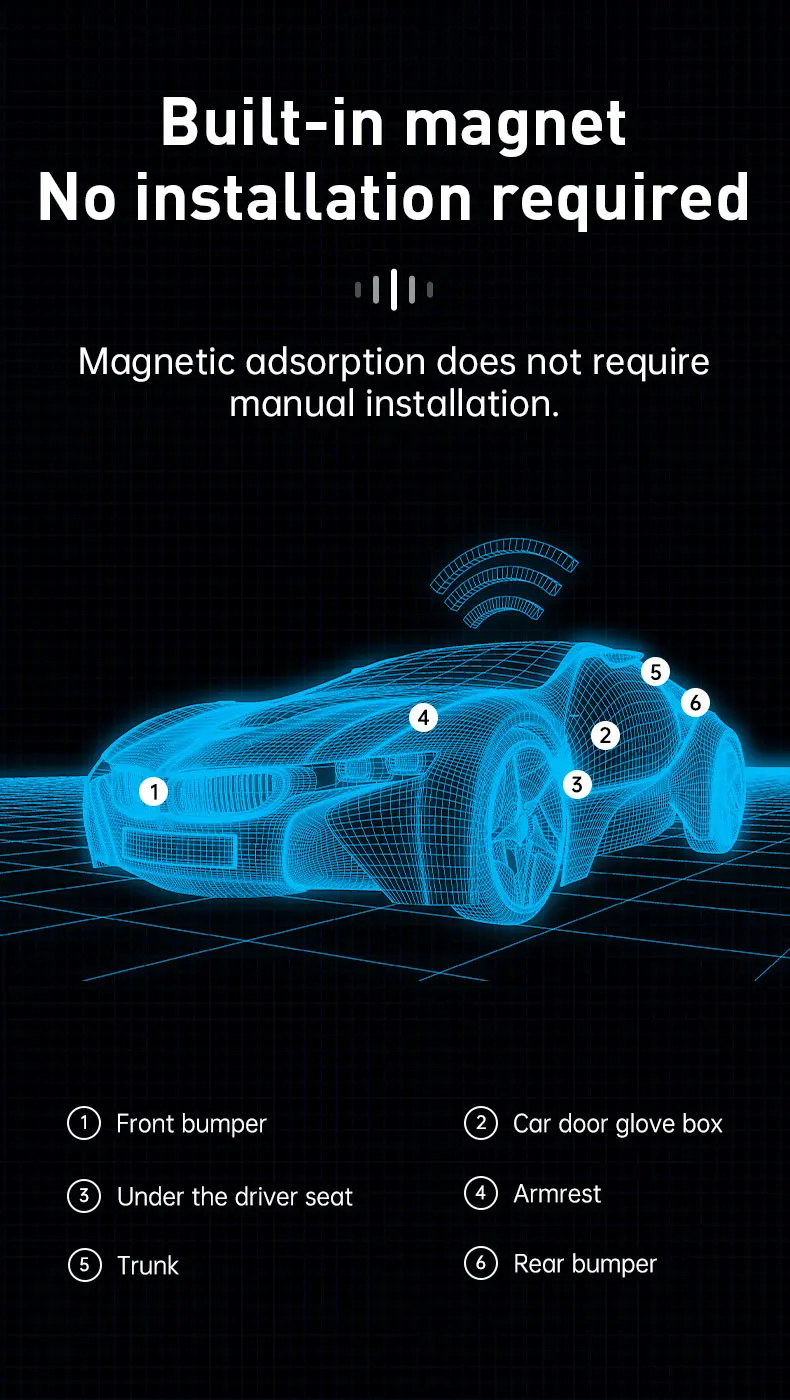 product rsh ultra thin gps tracker real time global tracking device for kids elderly pet car vehicle bicycle bike-9